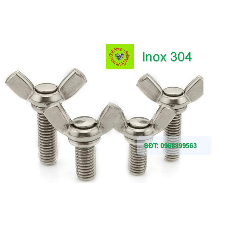 Bulong tai hồng inox, bulong tai chuồn inox, inox 304, ốc tai hồng inox