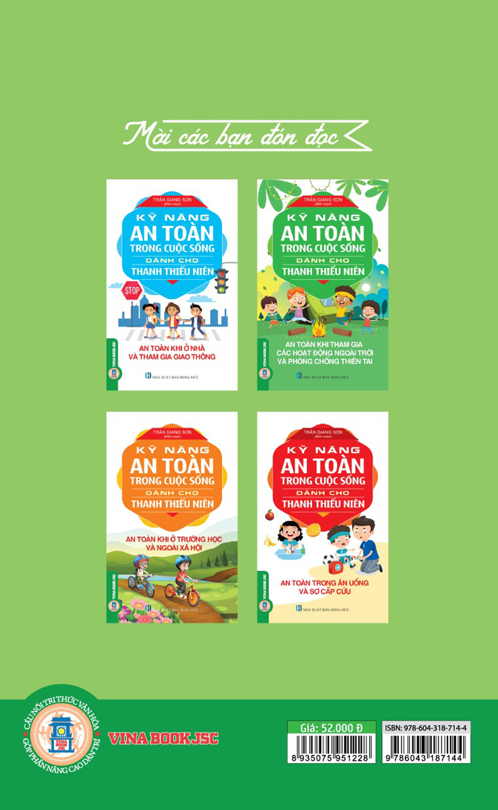 Combo 2 Kỹ Năng An Toàn Trong Cuộc Sống Dành Cho Thanh Thiếu Niên:  An Toàn Trong Ăn Uống Và Sơ Cấp Cứu + An Toàn Khi Tham Gia Các Hoạt Động Ngoài Trời Và Phòng Chống Thiên Tai