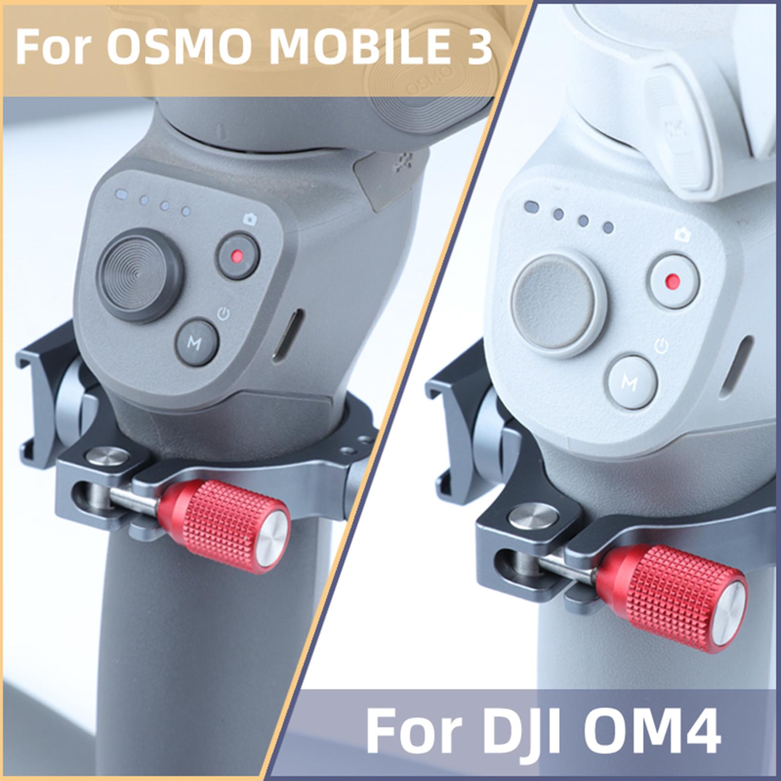 Dual Cold Shoe Adapter Bracket for DJI Osmo Mobile 3/4 Fill Light/Microphone