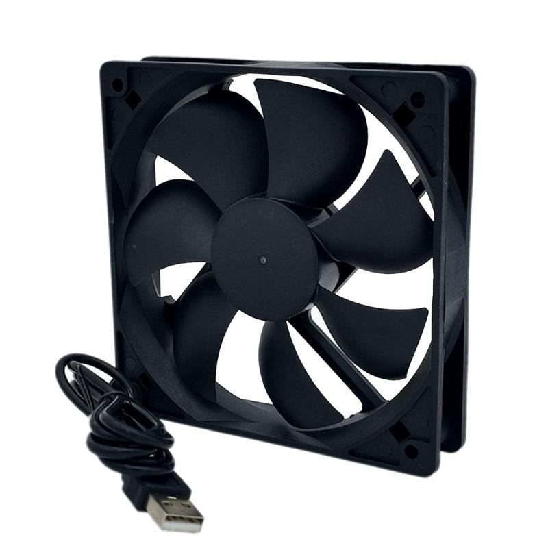 Quạt Tản Nhiệt Không Chổi Than 12cm DC 5V 0.25A 2 Dòng 2pin Tốc Độ Cao