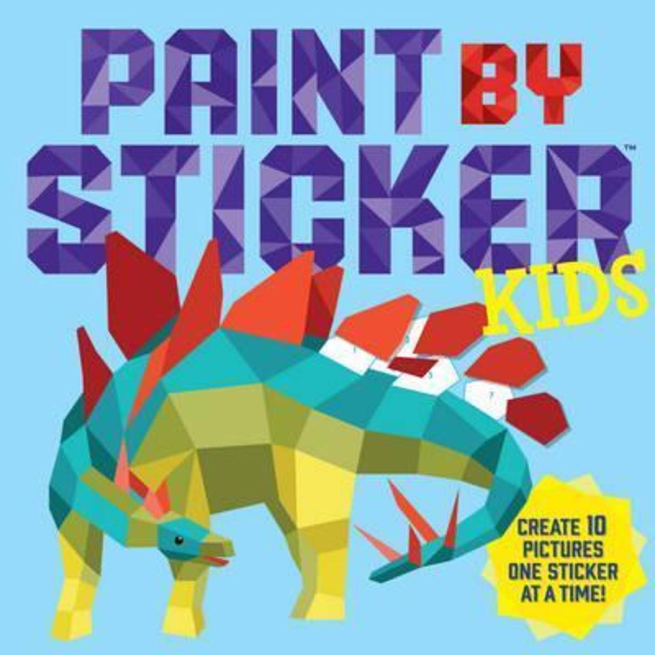 Sách - Paint by Sticker Kids, The Original : Create 10 Pictures One Sticke by Workman Publishing
