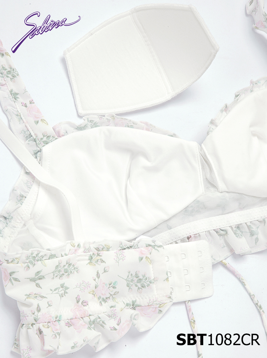 Áo Lót Mút Mỏng Kèm Miếng Mút Rời Màu Trắng Fashion Maggie Mae By Sabina SBT1082CR