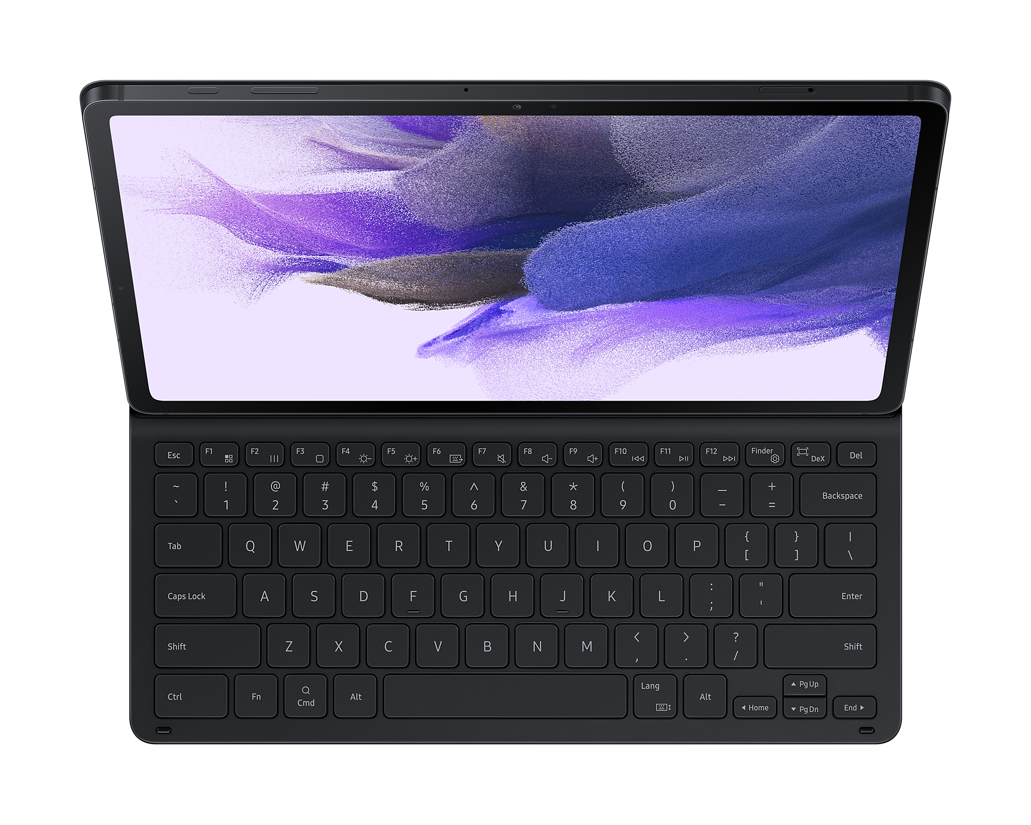 Bao Da kèm bàn phím Galaxy Tab S7 Plus / S8 Plus và S7 FE Book Cover Keyboard Slim - Hàng Chính Hãng