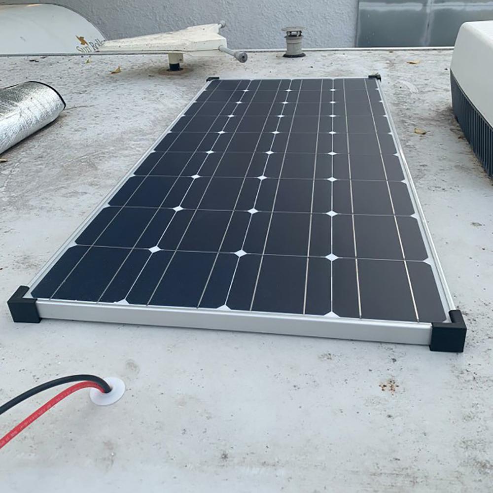 Bảng điều khiển năng lượng mặt trời 300w 12v kit 150w 100w 50w 20w 5v bộ sạc pin đơn tinh thể cho điện thoại di động xe tải cắm trại thuyền RV 1000w Màu sắc: 30w 5v