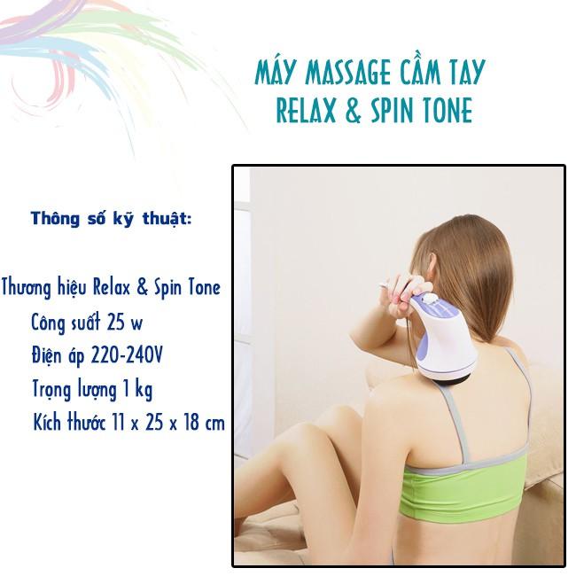 Máy mát xa bụng Relax &amp; Spin Tone - Hàng chuẩn, giá rẻ, thư giãn và giảm mỡ hiệu quả