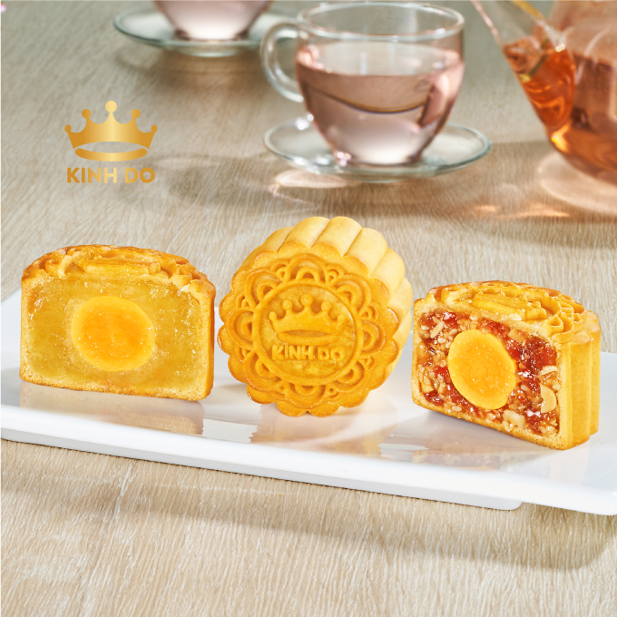 HỘP BÁNH TRUNG THU KINH ĐÔ - BÁNH TRUNG THU MINI 6 BÁNH HỒNG