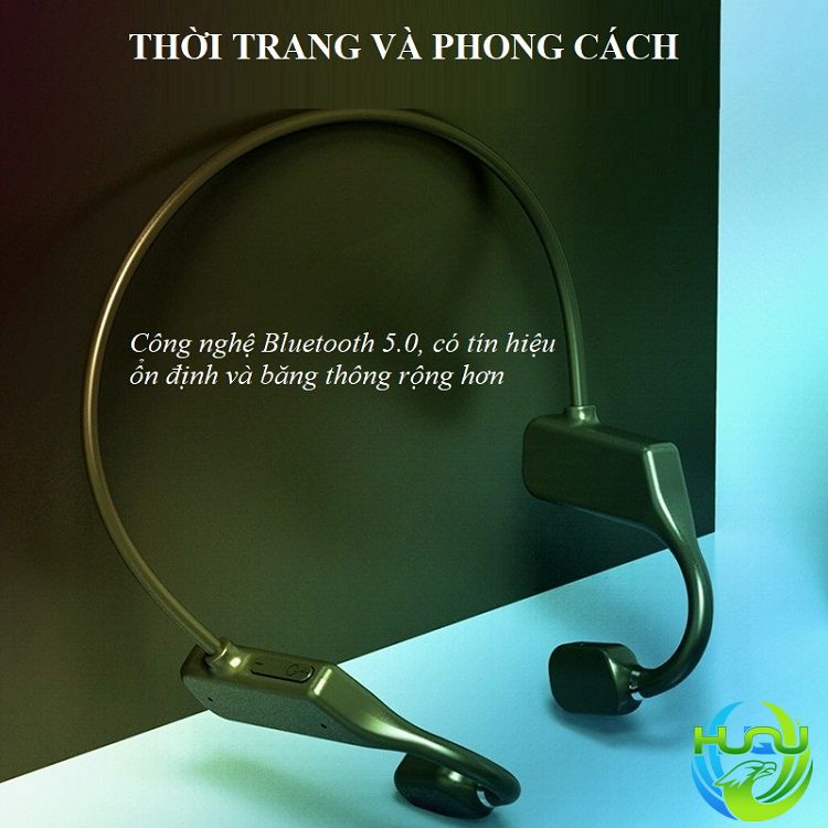 Tai nghe bluetooth dẫn truyền xương Huqu X19 - thời trang và phong cách