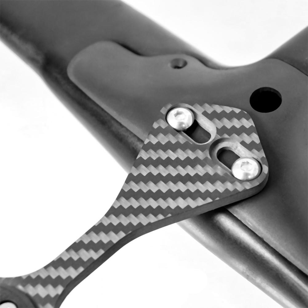 Máy tính xe đạp Gắn ra phía trước Giá đỡ đồng hồ tốc độ bằng sợi carbon cho xe đạp leo núi Tay lái xe đạp đường bộ