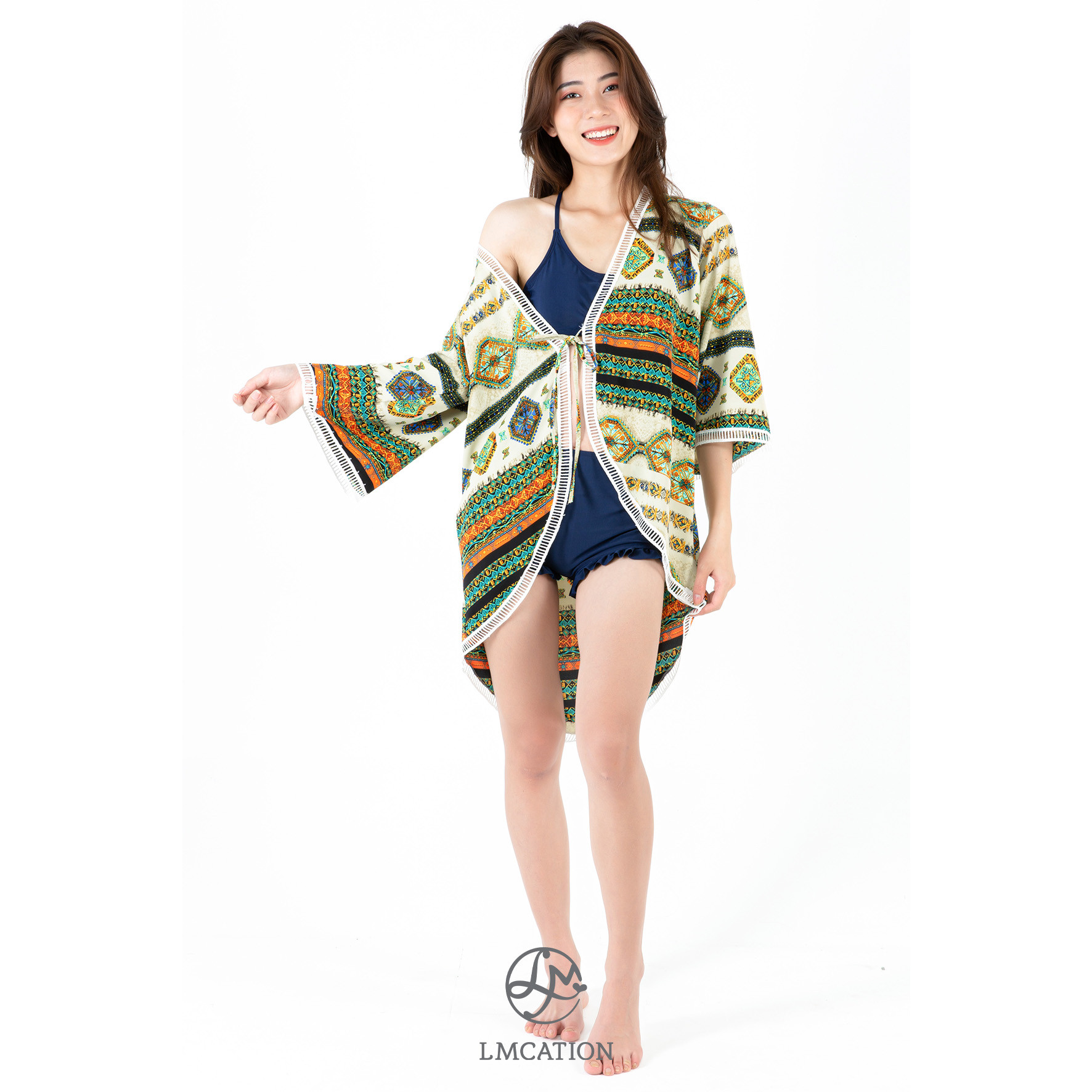 Áo Kimono LMcation Naomi - Màu Thổ Cẩm