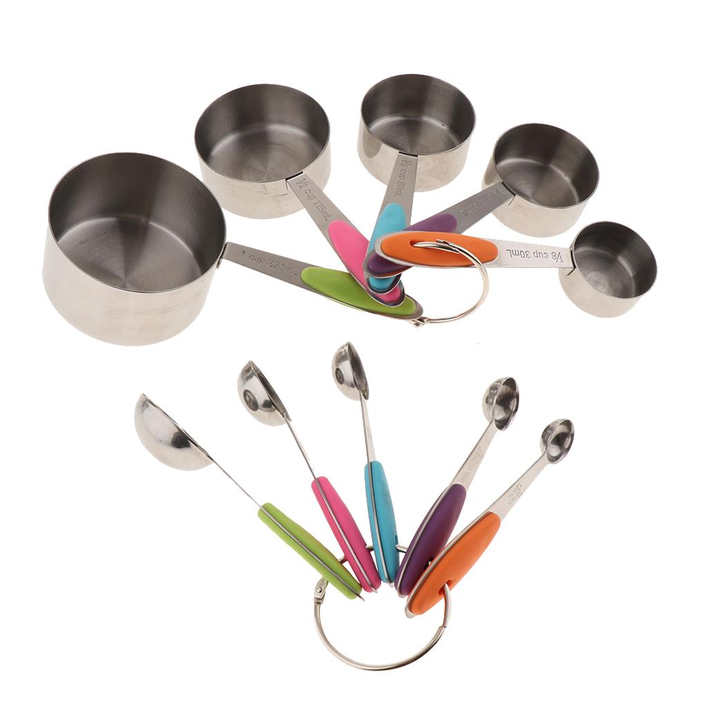 10pcs Stainless Steel Mixing Set Mixing Bowls