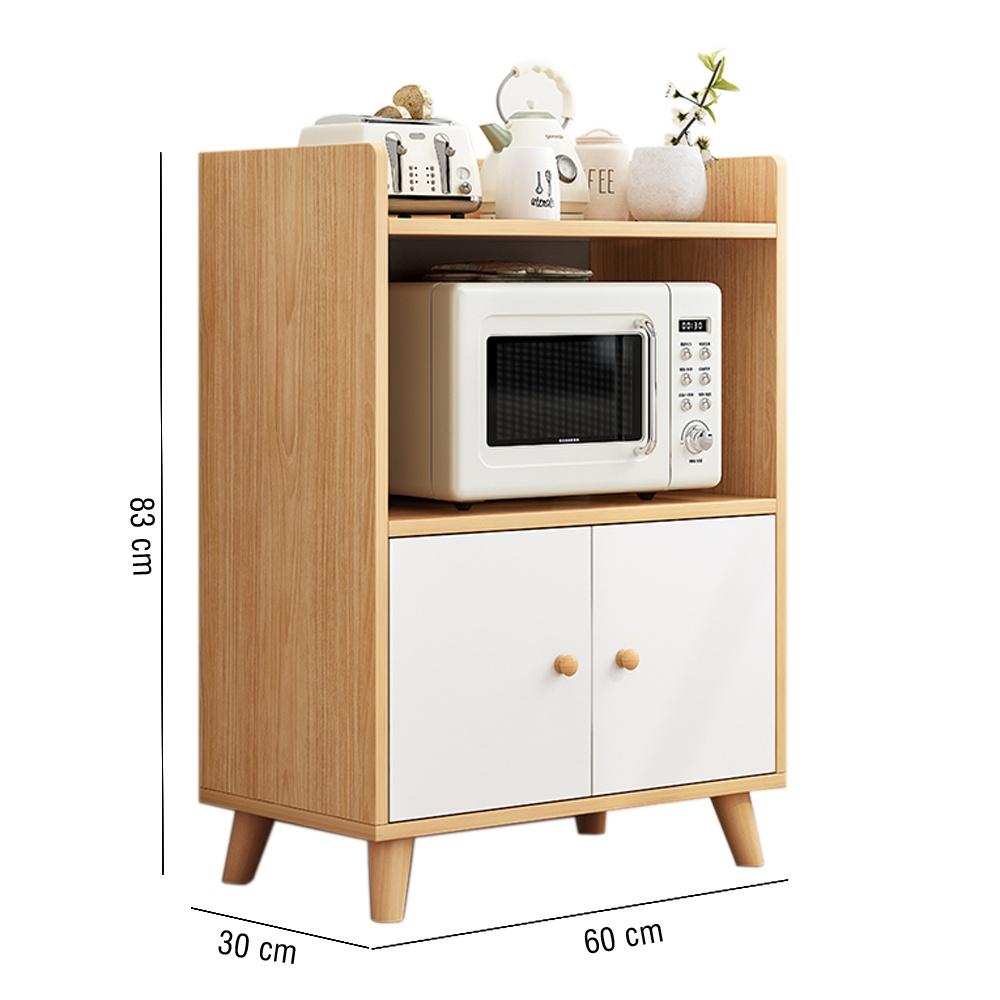 Tủ kệ lò vi sóng phong cách Nordic, Kệ nhà bếp đa năng