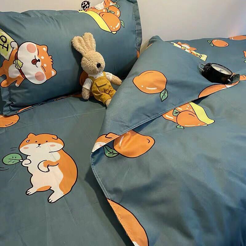 Bộ cotton poly Cáo vàng