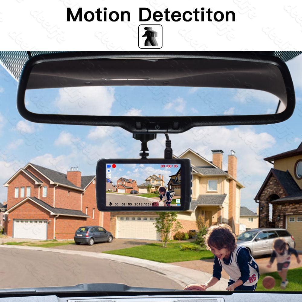 Deelife Dash Cam Car DVR Camera Đầu ghi video Dashcam Hộp đen Màu Tên: Không có Camera chiếu hậu