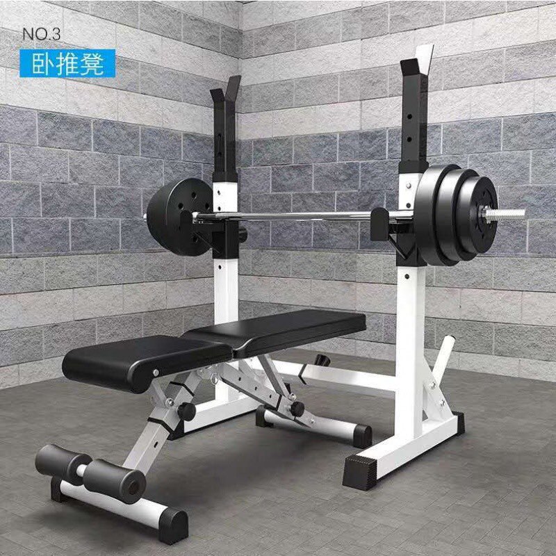 Ghế tập tạ đa năng - ghế tập Squat - Ghế tập gym đa năng có thể gập gọn cất đi