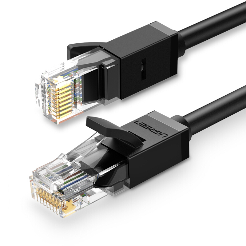 Cáp mạng 2 đầu đúc sẵn Cat6 UTP 26AWG UGREEN NW102 sử dụng trên các mạng Ethernet / RJ45 - Hàng chính hãng