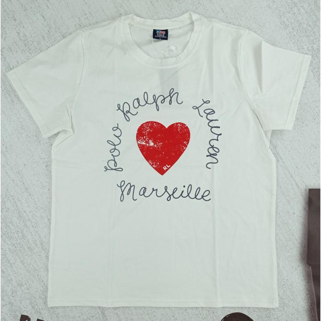 Áo thun nữ VNXK cotton 100% in hình trái tim dễ thương