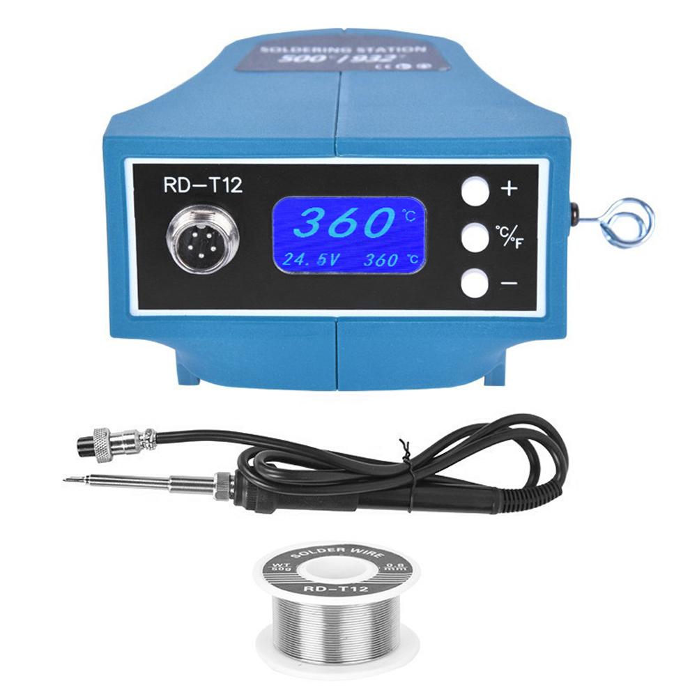Compact Intelligent Soldering Station Two Power Supplying Mode Solder 150-500 ℃ Temperature Regulation Portable Soldering Iron