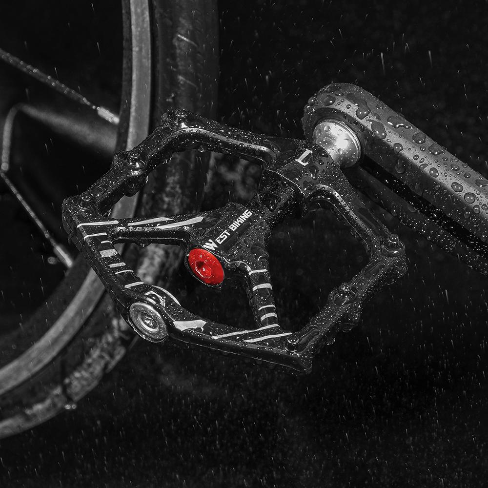 Bàn đạp xe đạp WEST BIKING bằng hợp kim nhômcao cấp với vòng bi từ tính