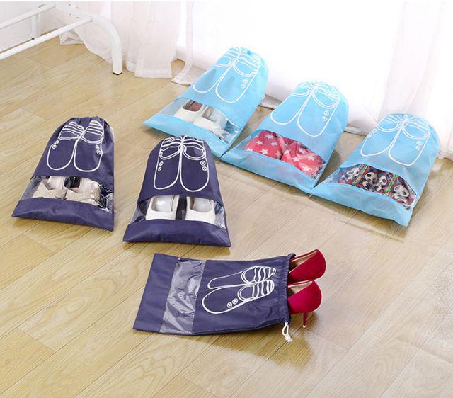 Túi đựng giày dây rút chống bụi- TÚI GIÀY DÂY RÚT