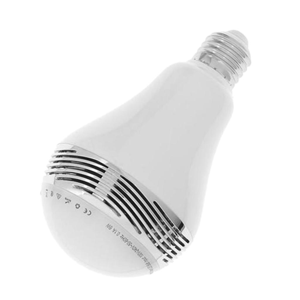 Multi-functional Intelligent Remote Control Speaker Bubble LED Lamp White