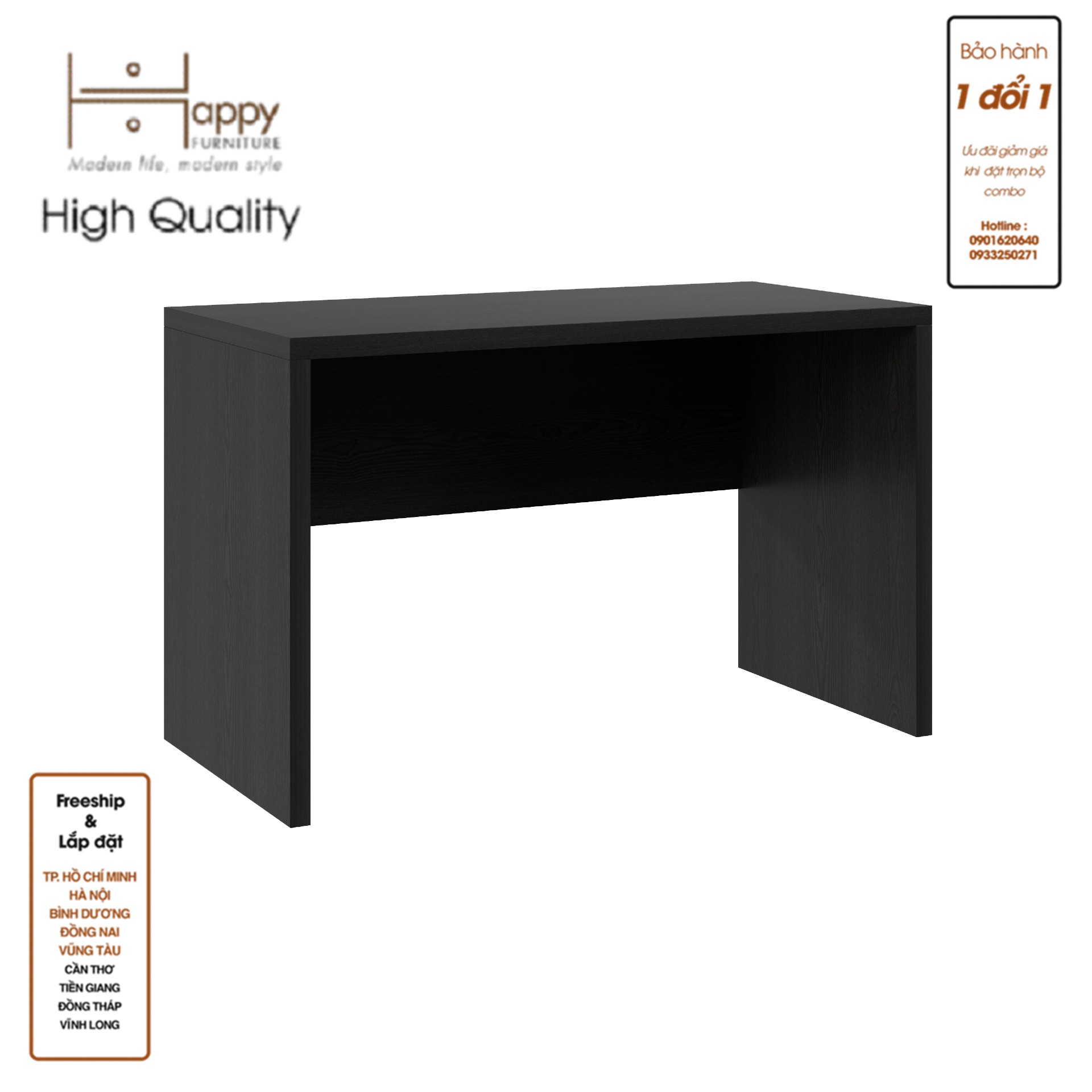 [Happy Home Furniture] OLA , Bàn làm việc 1m2, 1m4 , BAN_051, BAN_052