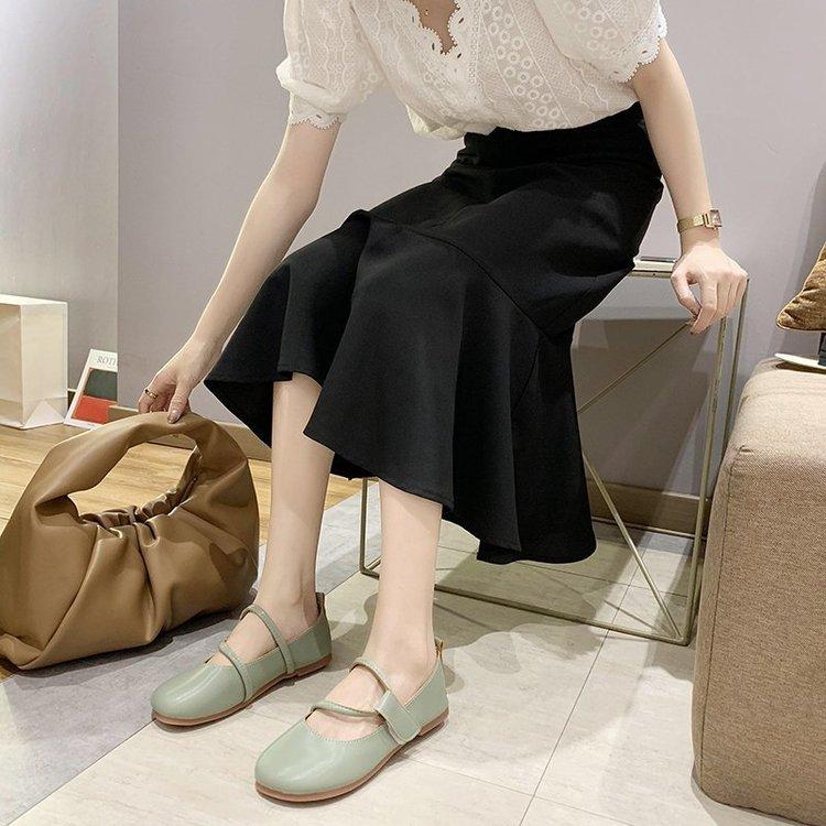 Giày búp bê mũi tròn dễ thương cho nữ