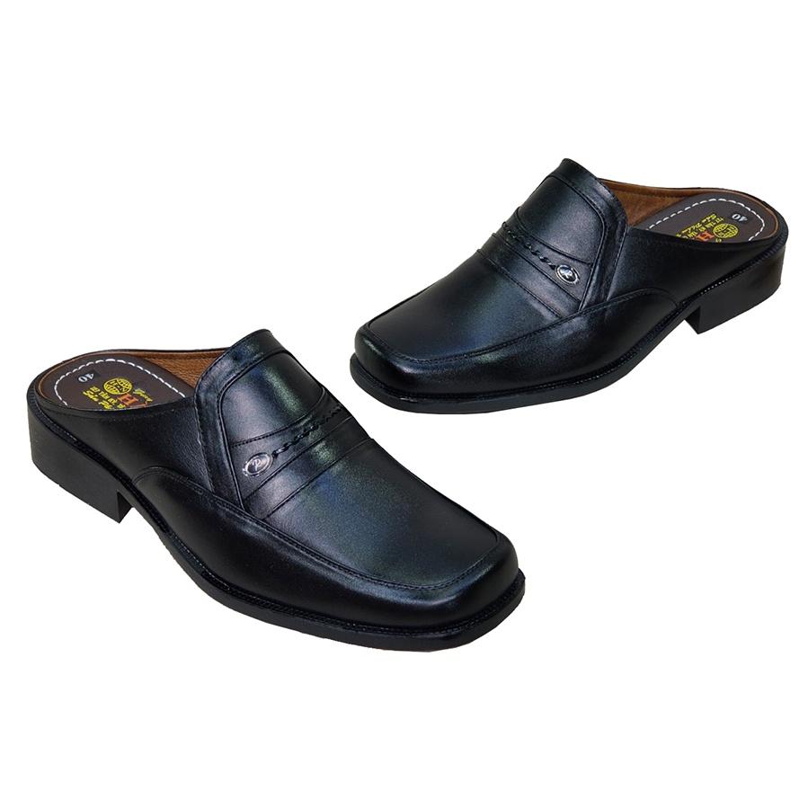 Dép Bít Mũi Nam HÀ NAM Da Bò Thật Cao Cấp GSB20136