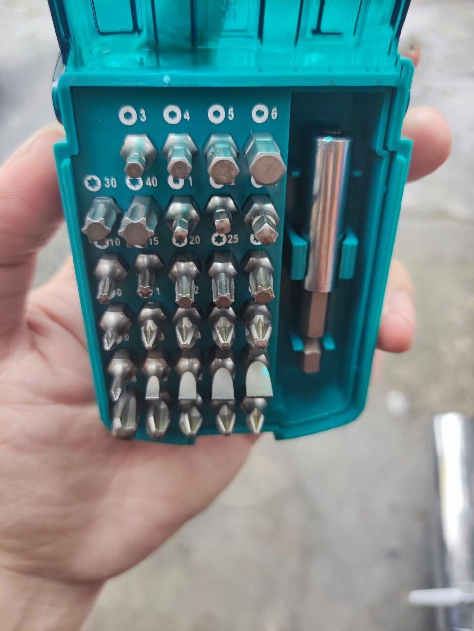 BỘ 30 MŨI BẮT VÍT 25MM TOTAL TACSD10306 - HÀNG CHÍNH HÃNG