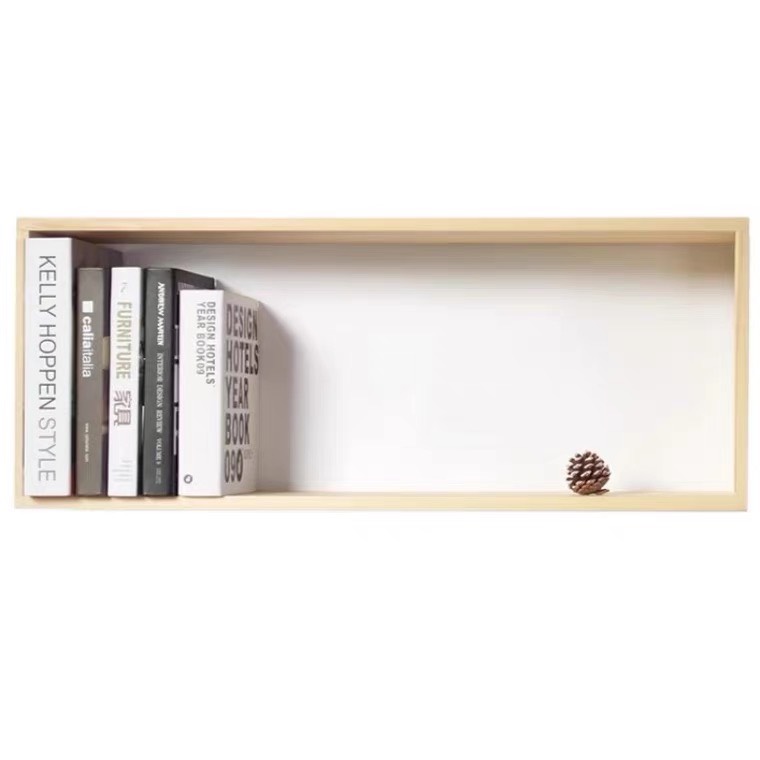 Combo 6 kệ gỗ trang trí treo tường gỗ MDF cao cấp phong cách tối giản hiện đại đầy đủ phụ kiện dễ dàng lắp ghép