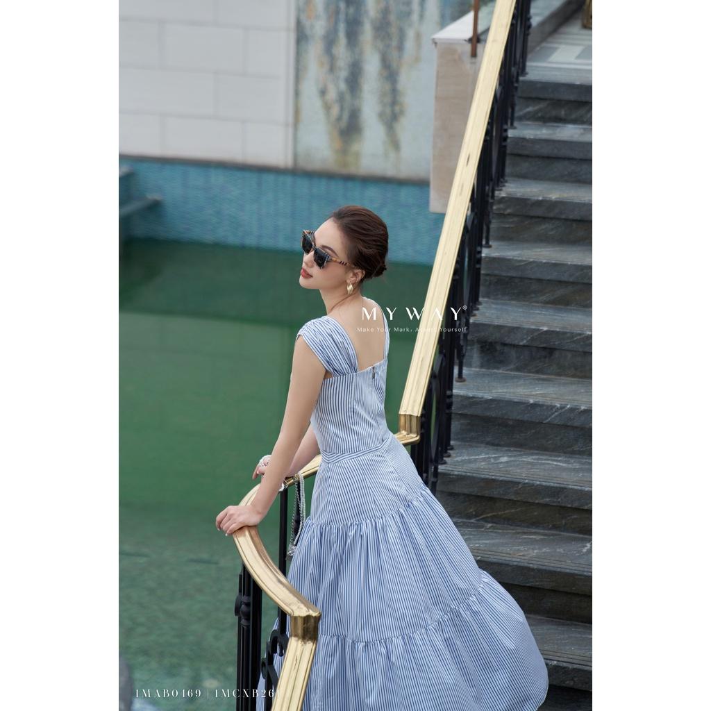 Sét Áo Váy Hè Nữ Đi Chơi Du Lịch MY WAY Dáng Xòe Sang Trọng 1MAB0469-1MCXB261