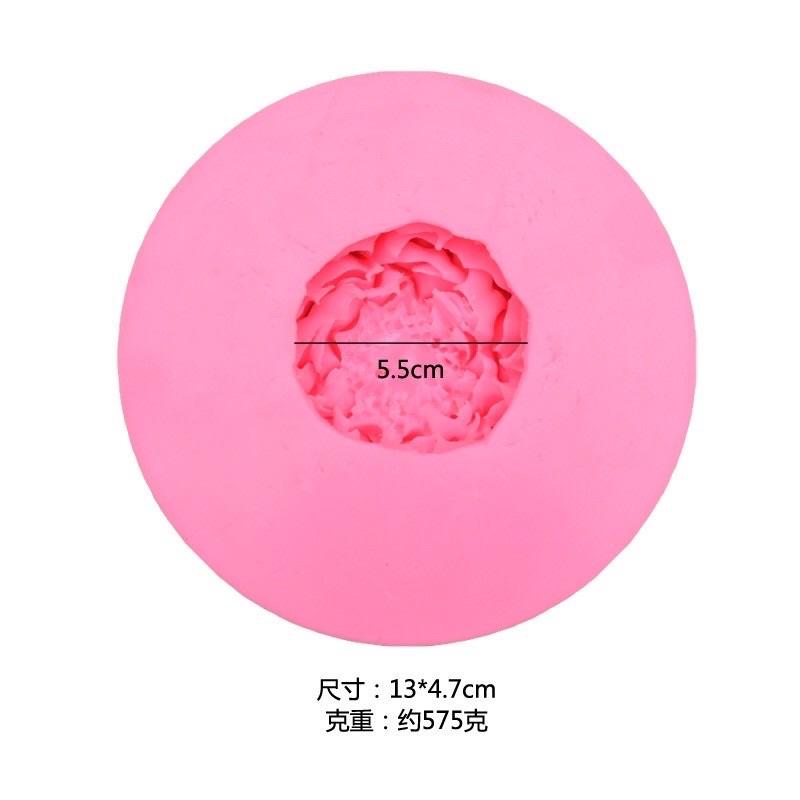 Khuôn Silicon Hoa Mẫu Đơn Đại 12,5cm KSMD30