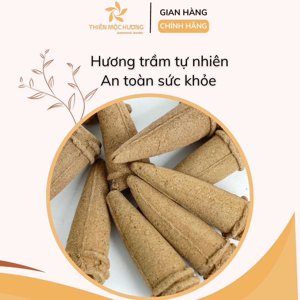 Bộ quà tặng trầm hương Lộc An Thiên Mộc Hương bao gồm nhang, lư sứ, bao lì xì và lá bồ đề