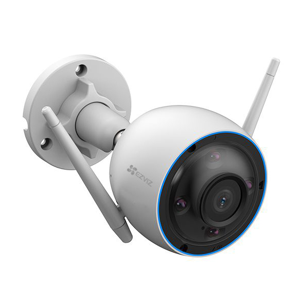 Camera IP Ngoài Trời Ezviz H3 2K 3MP - Phát hiện chuyển động thông minh, độ sắc nét cao, có màu ban đêm, vỏ hợp kim nhôm chống chịu thời tiết, chống nước IP 67 - Hàng chính hãng