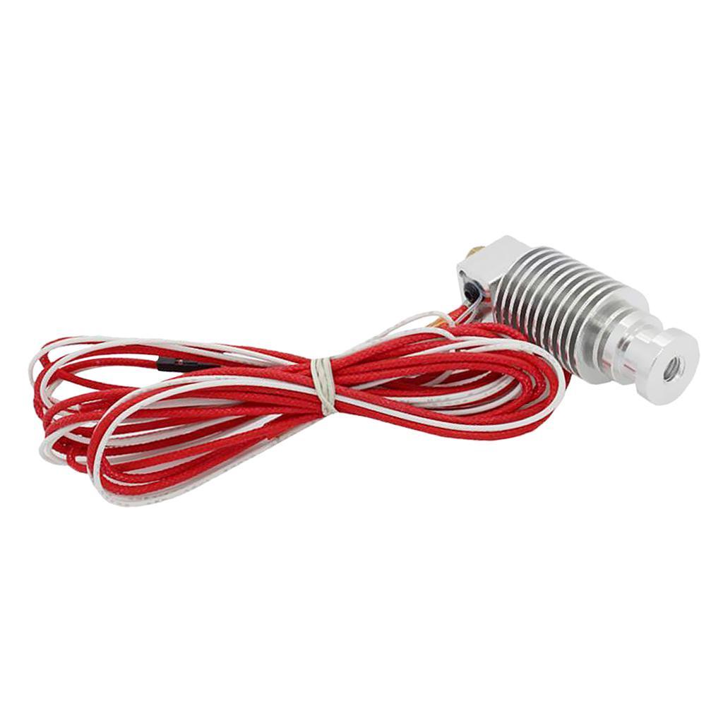 3D Printer J-head Hotend with 1m Wire For 1.75mm/3mm Bowder extruder 0.2/0.3/0.4/0.5mm nozzle Multichoices