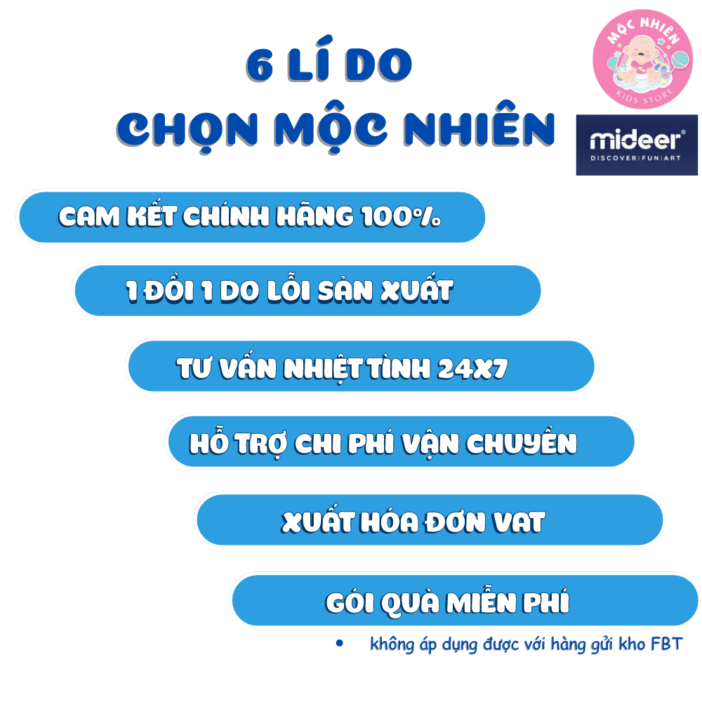 Bộ xếp hình valy Mideer Tales Parade 104 mảnh ghép dành cho bé từ 4 tuổi + - chủ đề Cuộc diễu hành cổ tích