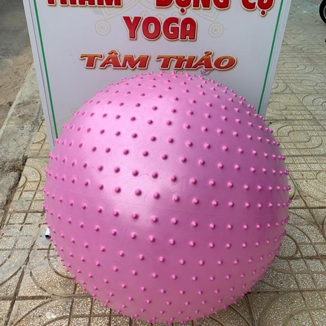 Bóng Tập Yoga NYM Cao Cấp (Có Gai) – 1200gram Tặng Kèm Bơm