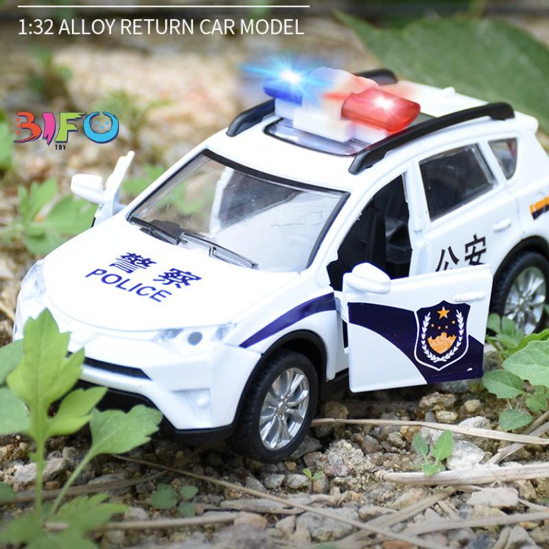 Mô hình xe cảnh sát hợp kim 1:32 có nhạc có đèn