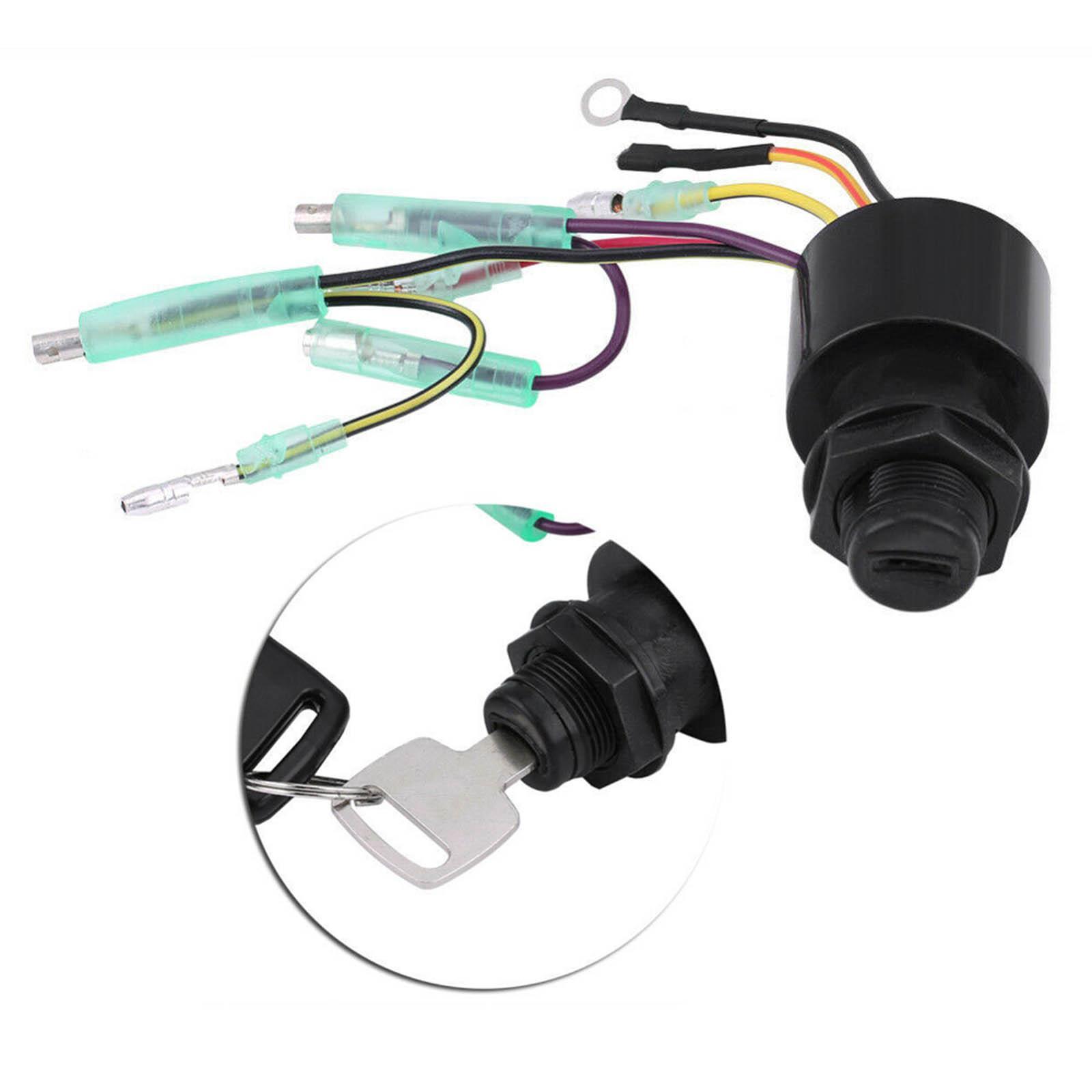 Ignition Key Switch Boat Part Fit for Mercury Outboard Motors Remote Control Box