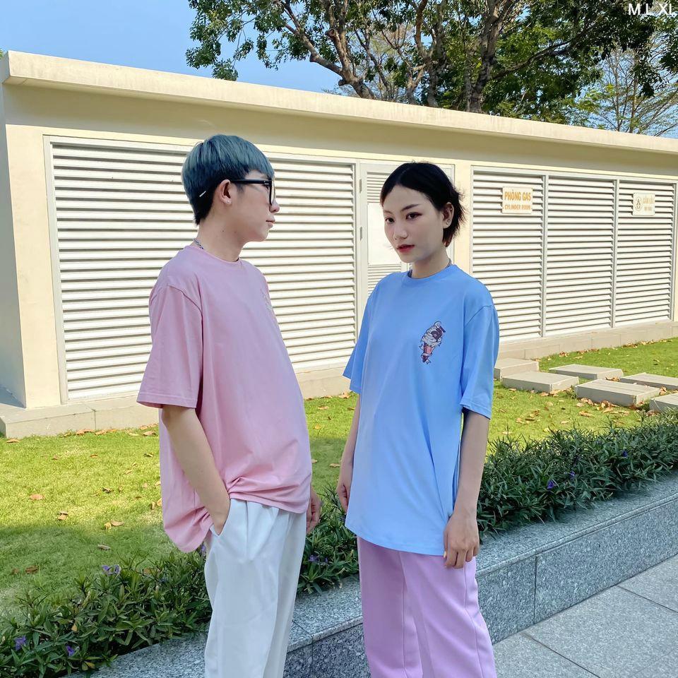 Áo Thun Tay Lỡ Unisex Form Rộng ICE CREAM ar mous
