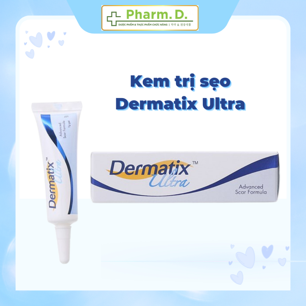 [CHÍNH HÃNG] Gel Dermatix Ultra cải thiện hiệu quả sẹo lồi và sẹo phì đại 7g và 15g