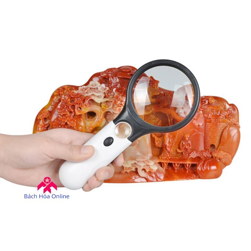 Kính lúp cầm tay có đèn 3X-45X