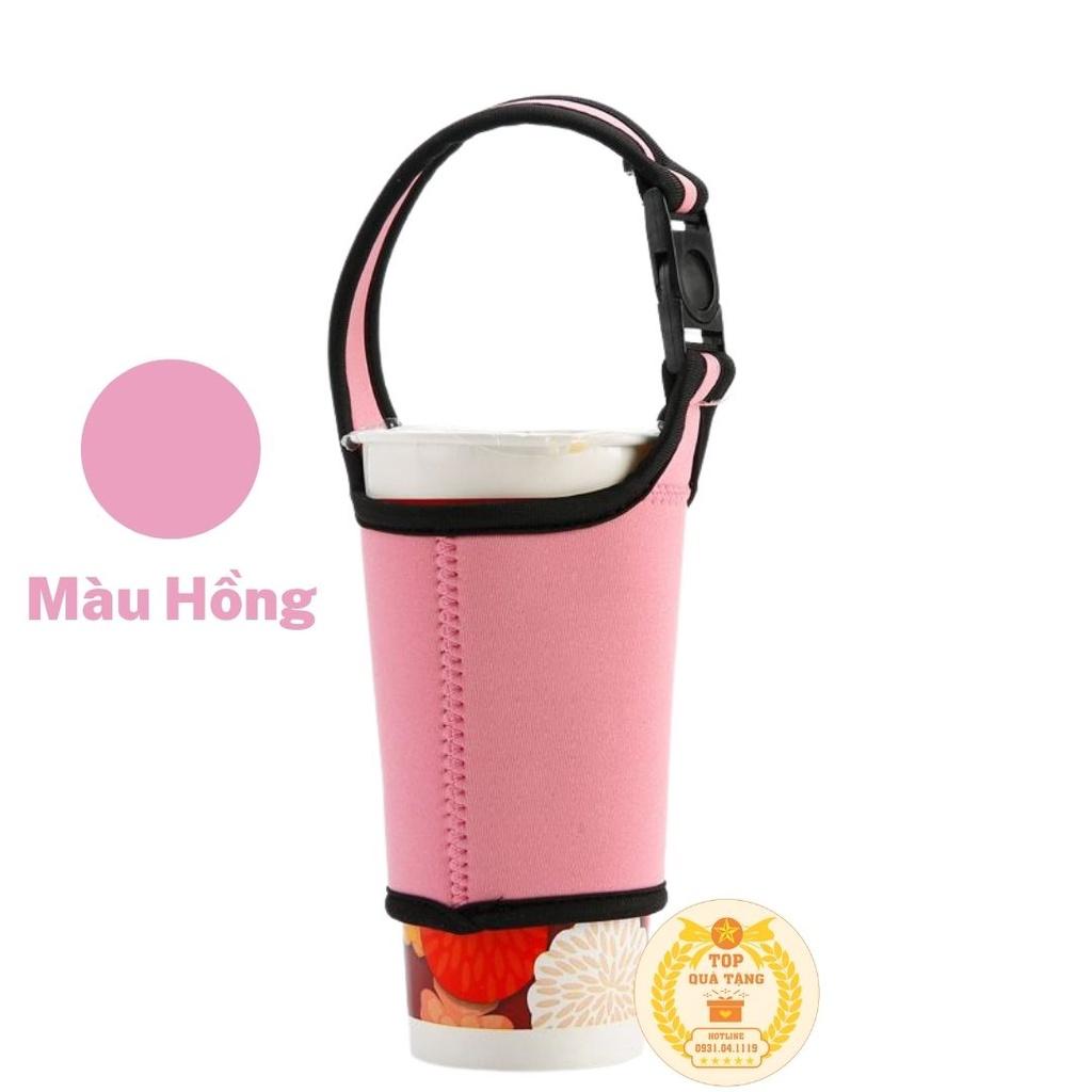 Túi đựng Ly giữ nhiệt, cốc giữ nhiệt Coffee Holic 380ml - 700ml tiện dụng