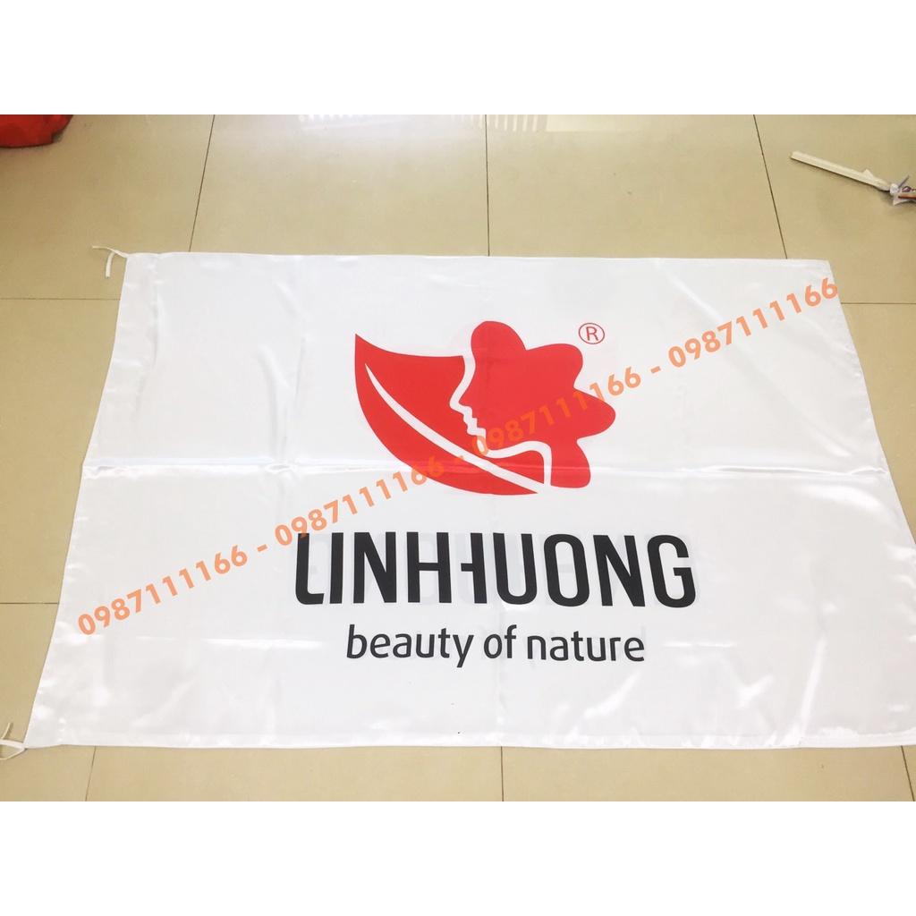 In Cờ Công Ty Chất Liệu Vải Lụa Công Nghệ In Kỹ Thuật Số Màu Sắc sắc nét
