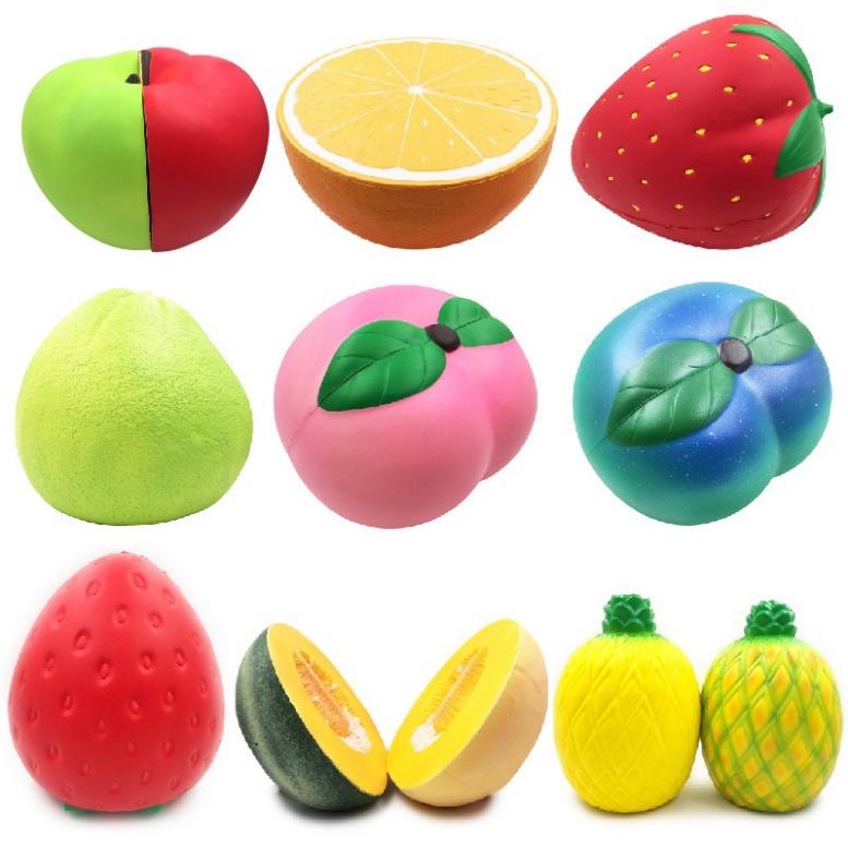 Squishy đại khổng lồ to bự hình hoa quả, động vật đáng yêu mềm mịn đàn hồi giải tỏa căng thẳng mochi