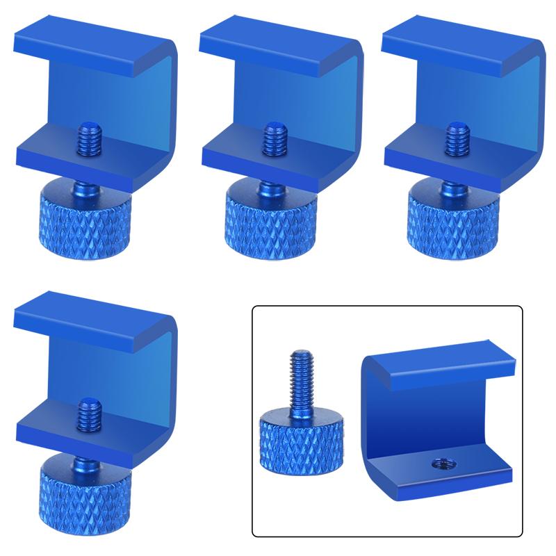 3DSWAY 4 Cái/8 Cái 3D Priner Nhôm Có Thể Điều Chỉnh Giường Kẹp Ender 3 Heatbed Kẹp Cho Máy In 3D Xây Dựng Nền Tảng Bình Giữ Nhiệt