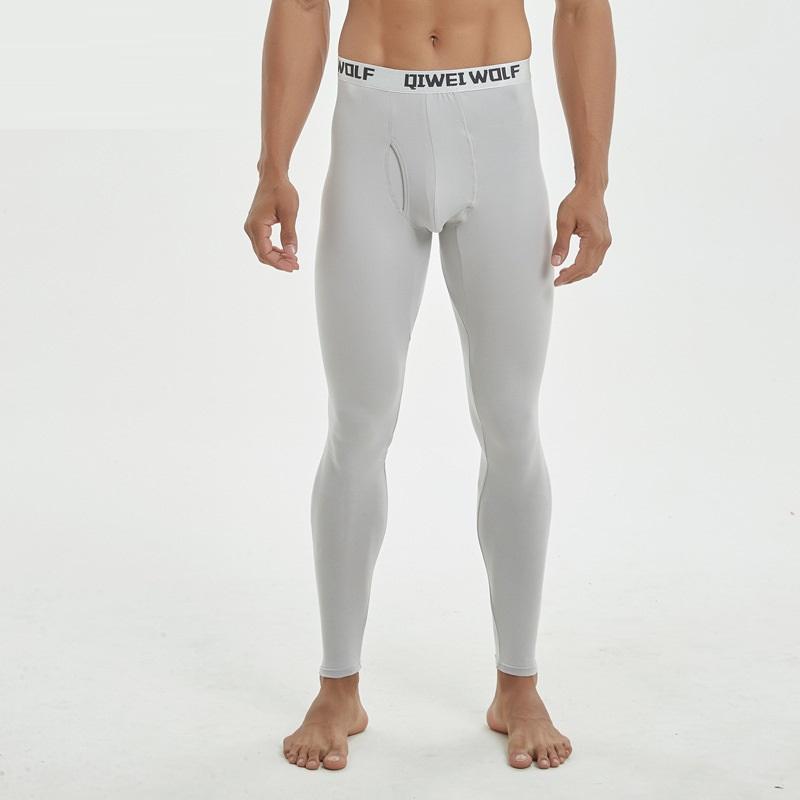 Quần lót sinh nhiệt nam mỏng Modal Quần Legging Thon thun dài johns đáy