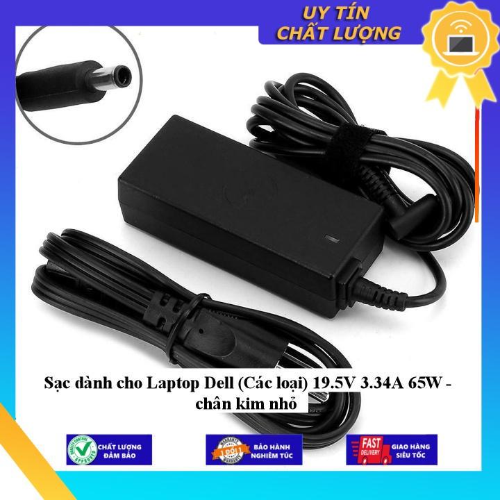 Sạc dùng cho Laptop Dell 19.5V 3.34A 65W - chân kim nhỏ - Hàng Nhập Khẩu New Seal