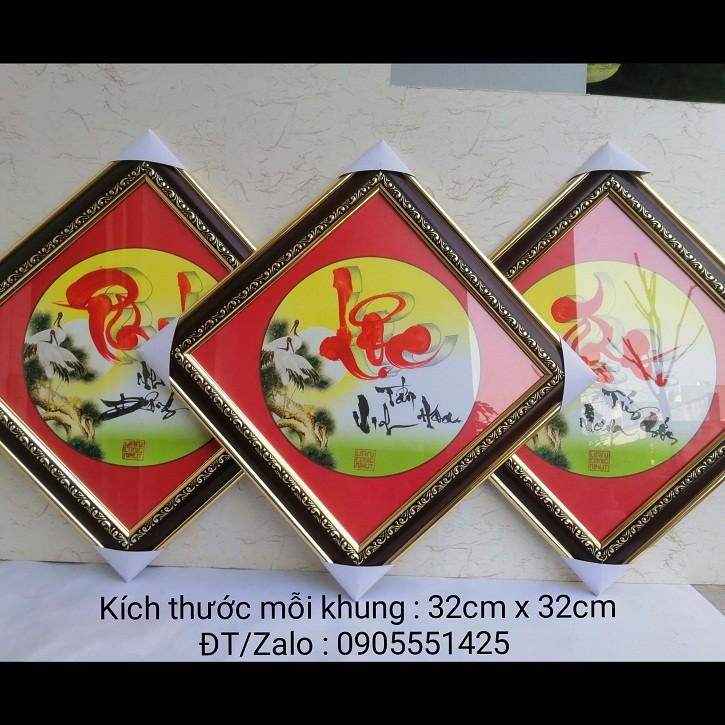 Thư pháp PHÚC LỘC THỌ. Quà tặng mừng tân gia,khai trương,sinh nhật. Mừng thọ ông bà,cha mẹ. Quà tết.