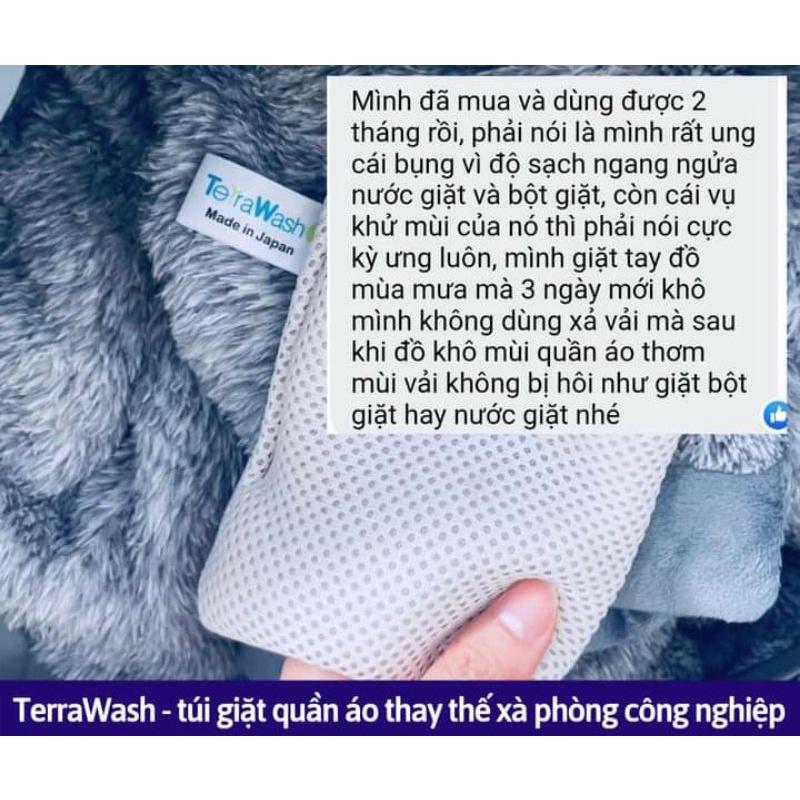 Terra Wash +Mg - Túi Giặt Quần Áo Công Nghệ Nhật Bản, Thay Thế Hoàn Toàn Xà Phòng Và Nước Giặt.