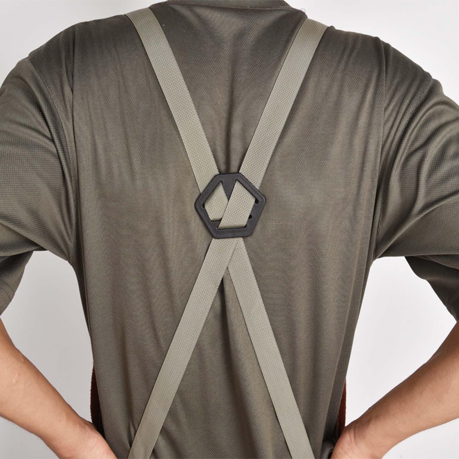 Adjustable Leather Welding Apron BBQ Apron Welding Work Apron for Shop BBQ